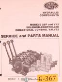 Gresen-Gresen Control Valves, Parts and Service Manual 1965-General-02